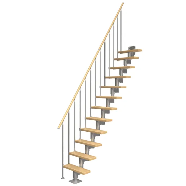 dolle-dublin-raumspartreppe-buche-75-cm-gerade-lackiert image 1
