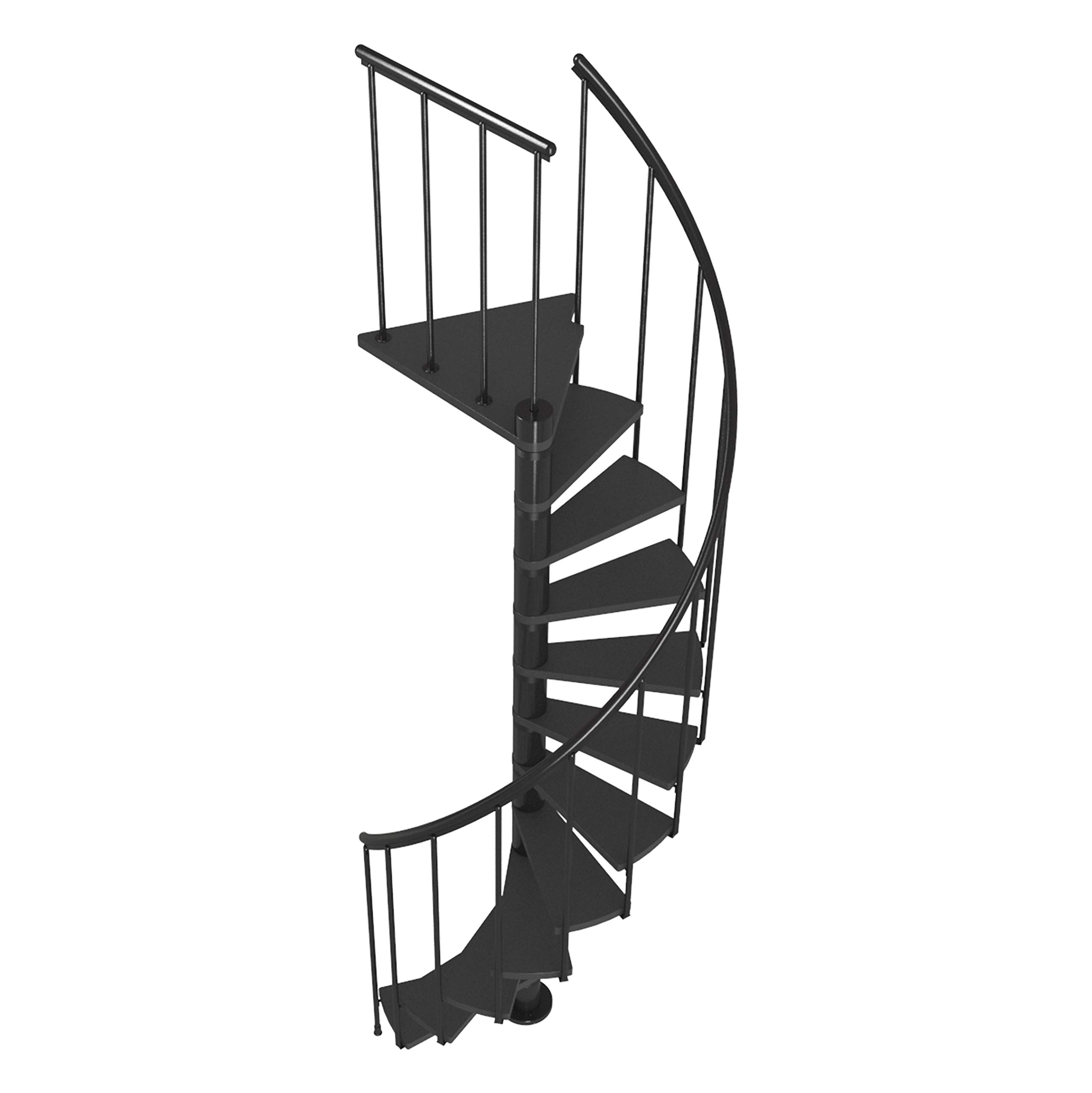 dolle-calgary-spindeltreppe-anthrazit-120-cm-wendeltreppe image 3