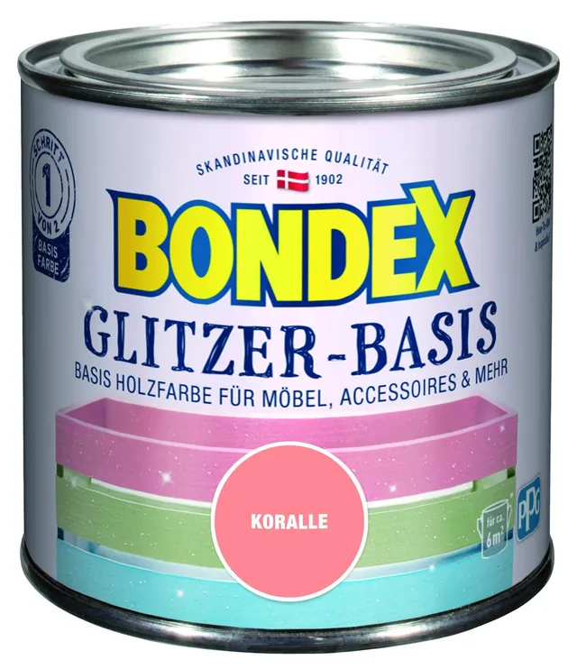 bondex-kreative-innengestaltung-424675-glitzerfarbe-koralle-0-5-l-holz image 1